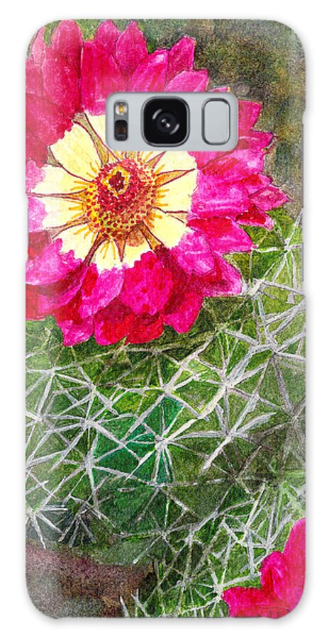 Cactus Galaxy Case featuring the painting Pincushion Cactus by Eric Samuelson