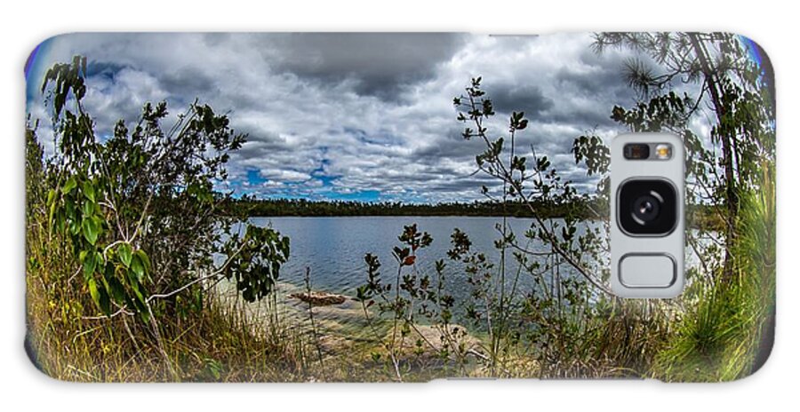 Fisheye Galaxy Case featuring the photograph Pine Glades Lake 18 by Michael Fryd