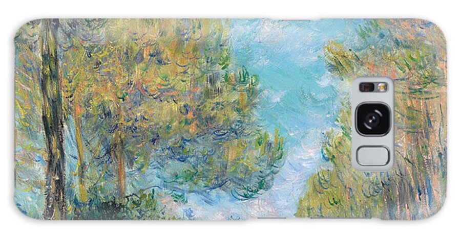 Monet Galaxy Case featuring the painting Pine Tree Path at Varengeville by Claude Monet