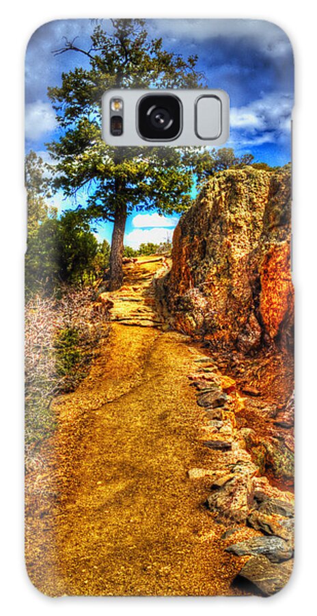 Pictorial Galaxy Case featuring the photograph Ponderosa Pine Guarding the Trail by Roger Passman