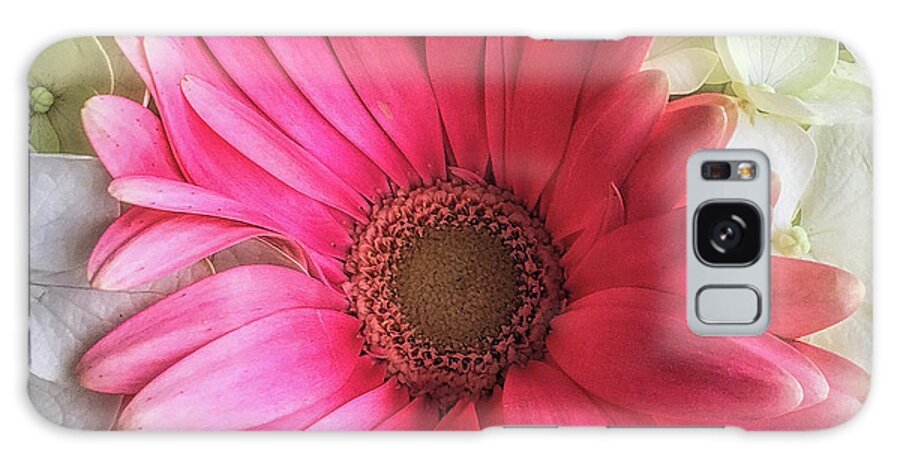 Pink Galaxy Case featuring the photograph Pink and White Bouquet by Andrew Soundarajan