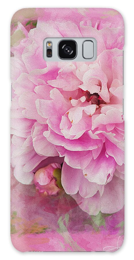 Peony Galaxy Case featuring the photograph Pink Peony 2 by Jill Love