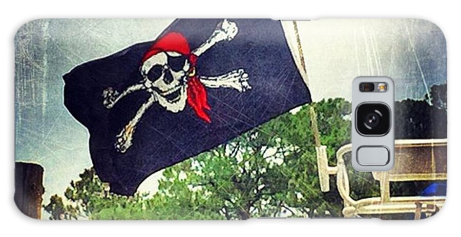 Boating Galaxy Case featuring the photograph Pirate Flag #boating #msgulfcoast by Joan McCool