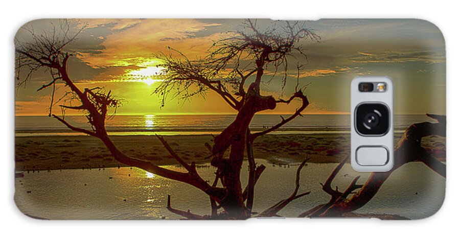 Pismo Galaxy Case featuring the photograph Pismo Sunset by Jeff Kurtz