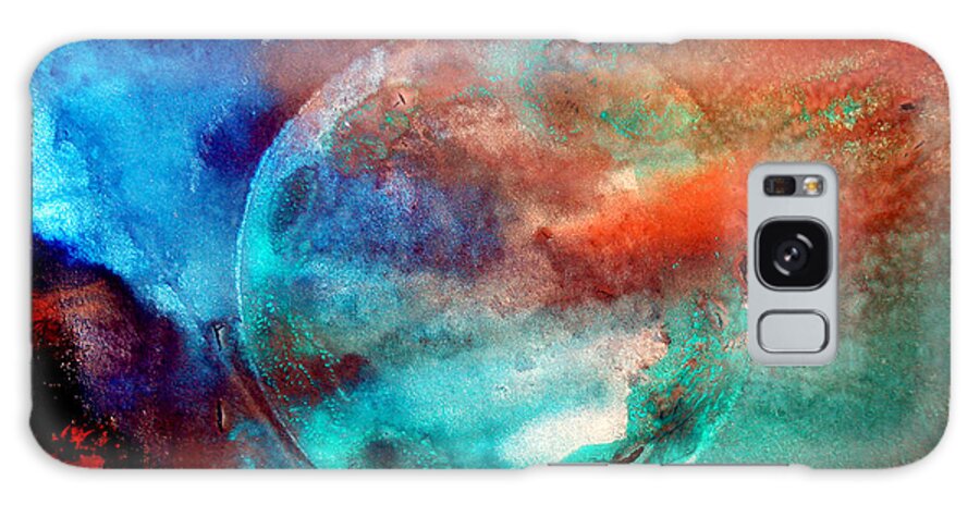 Color Galaxy Case featuring the photograph Planet in galaxy andromeda by Sumit Mehndiratta
