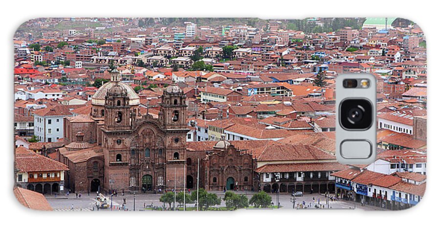 Peru Galaxy Case featuring the photograph Plaza de Armas, Cusco, Peru by Aidan Moran