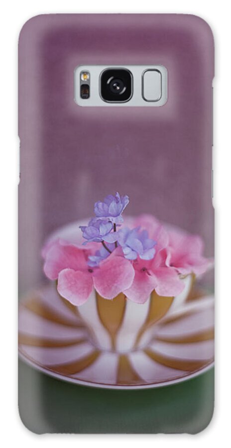 Tea Cup Galaxy Case featuring the photograph Pleasantries by Elvira Pinkhas