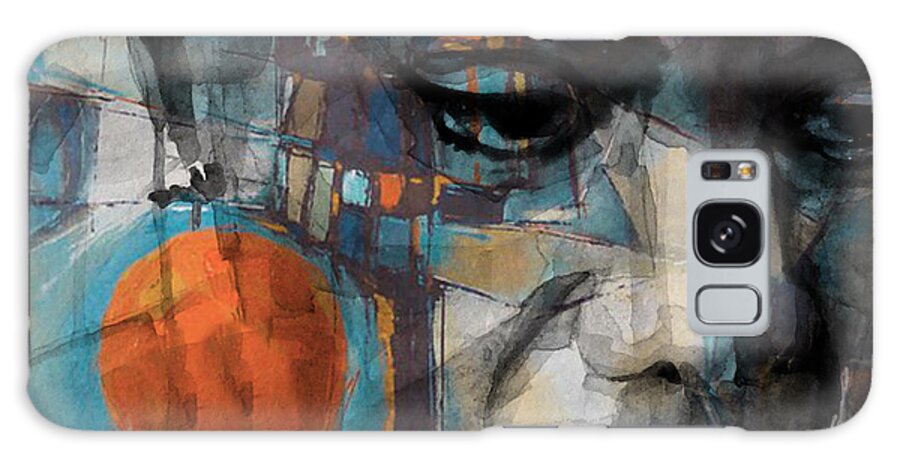 Nina Simone Galaxy Case featuring the mixed media Please Don't Let Me Be Misunderstood by Paul Lovering