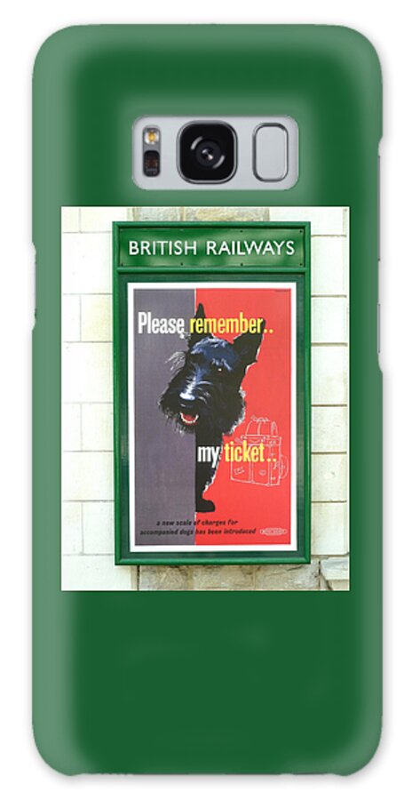 Ticket Galaxy Case featuring the photograph Please remember my ticket by Gordon James