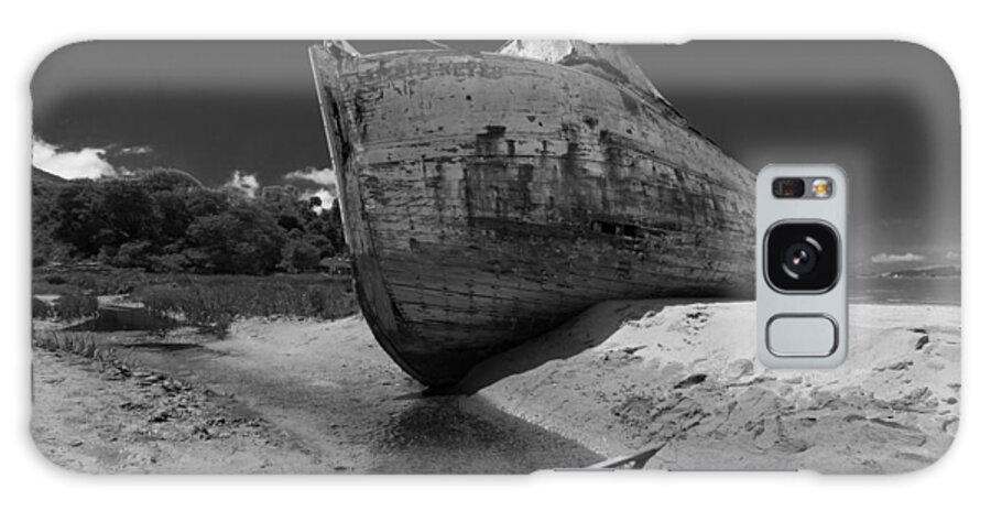 California Galaxy Case featuring the photograph Point Reyes Boat by Alexander Fedin