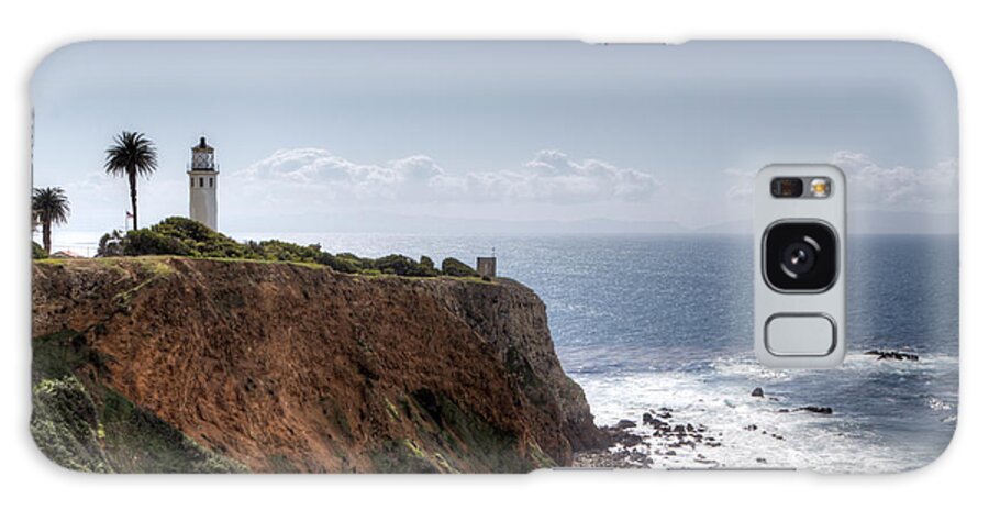 Angeles Galaxy Case featuring the photograph Point Vicente Lighthouse In Winter by Heidi Smith