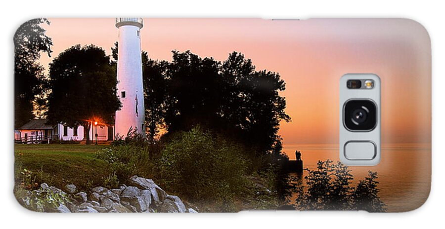 Landscape Galaxy Case featuring the photograph Pointe Aux Barques by Michael Peychich