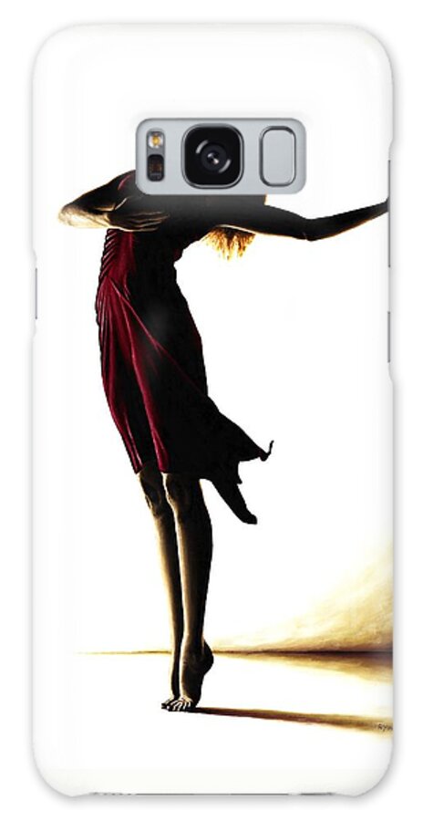 Ballet Galaxy Case featuring the painting Poise in Silhouette by Richard Young
