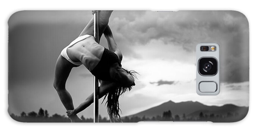 Hailey Galaxy Case featuring the photograph Pole Dance 1 by Scott Sawyer