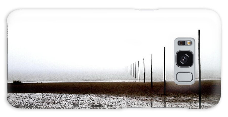Poles Sea Lindisfarne Galaxy S8 Case featuring the photograph Poles, Lindisfarne by Ian Sanders