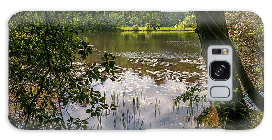 Tree Galaxy Case featuring the photograph Pond in Spring by James L Bartlett