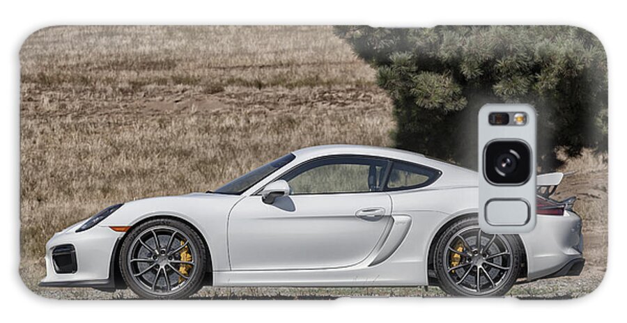 Cars Galaxy Case featuring the photograph Porsche Cayman GT4 Side Profile by ItzKirb Photography