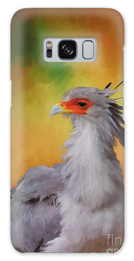 Secretary Bird Galaxy Case featuring the photograph Portrait of a Beauty by Eva Lechner