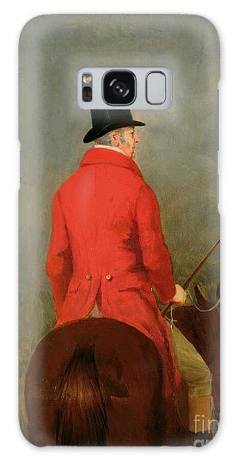 Hunting Galaxy Case featuring the painting Portrait of Thomas Cholmondeley by Henry Calvert