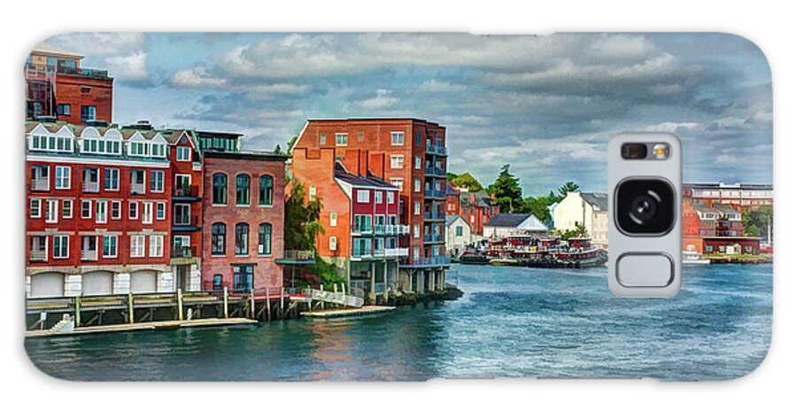 New England Galaxy Case featuring the photograph Portsmouth Harbor by David Thompsen