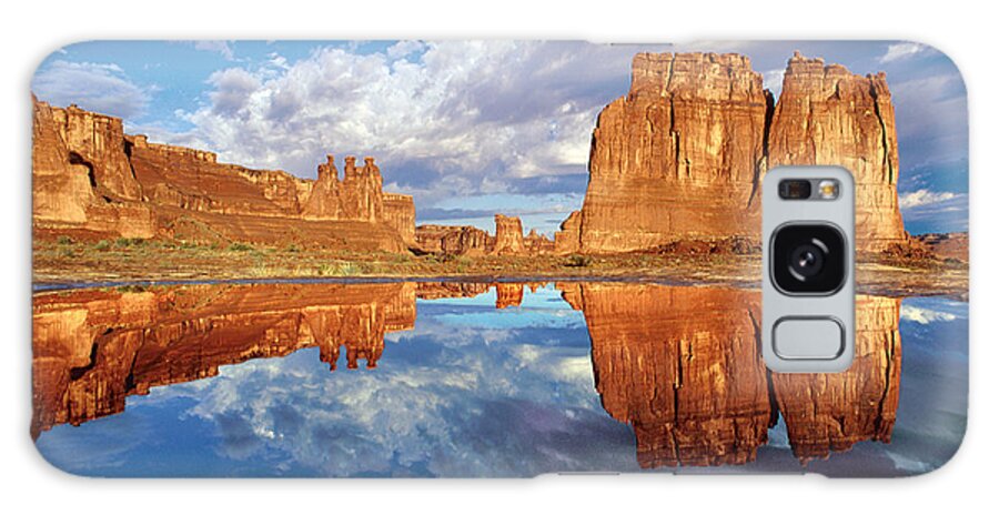 Arches National Park Galaxy Case featuring the photograph Pothole Reflections by Dan Norris