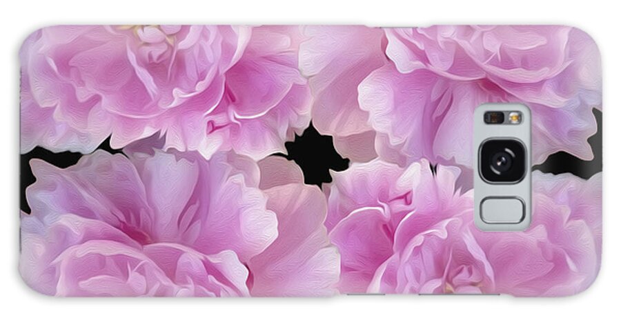 Pink Flower Galaxy Case featuring the photograph Pretty in Pink by Linda Constant