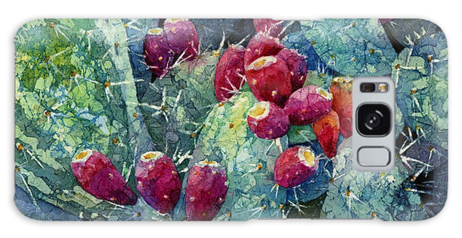 Cactus Galaxy Case featuring the painting Prickly Pear 2 by Hailey E Herrera
