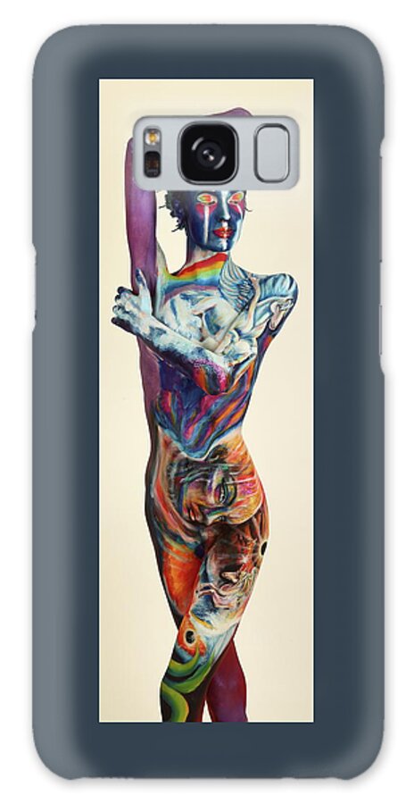 Pride Galaxy Case featuring the photograph Pride 2 by Angela Rene Roberts and Cully Firmin