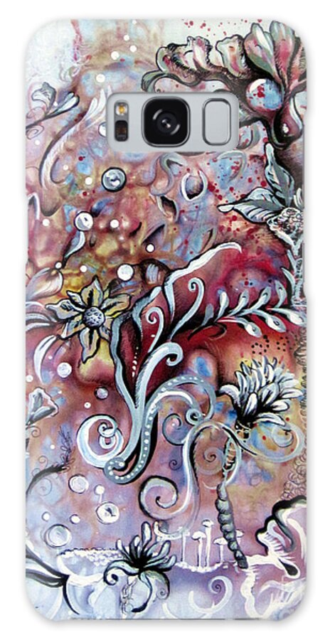 Art Galaxy Case featuring the painting Primavera by Shadia Derbyshire