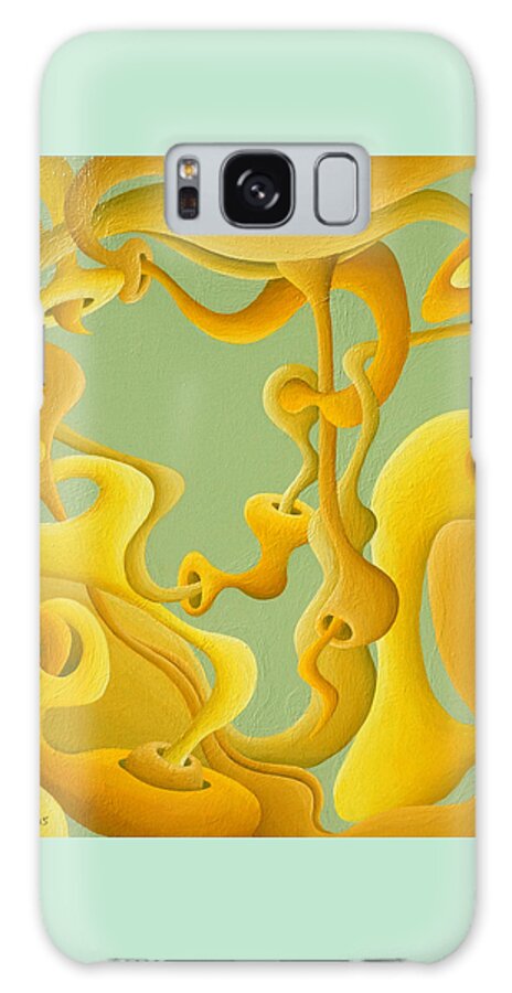 Proton Galaxy Case featuring the painting Pro-Photonic Sunshine System by Amy Ferrari