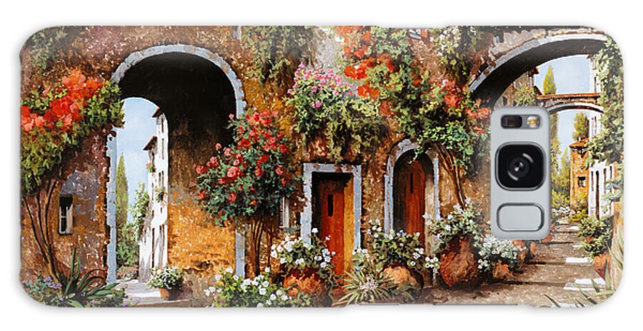 Landscape Galaxy Case featuring the painting Profumi Di Paese by Guido Borelli