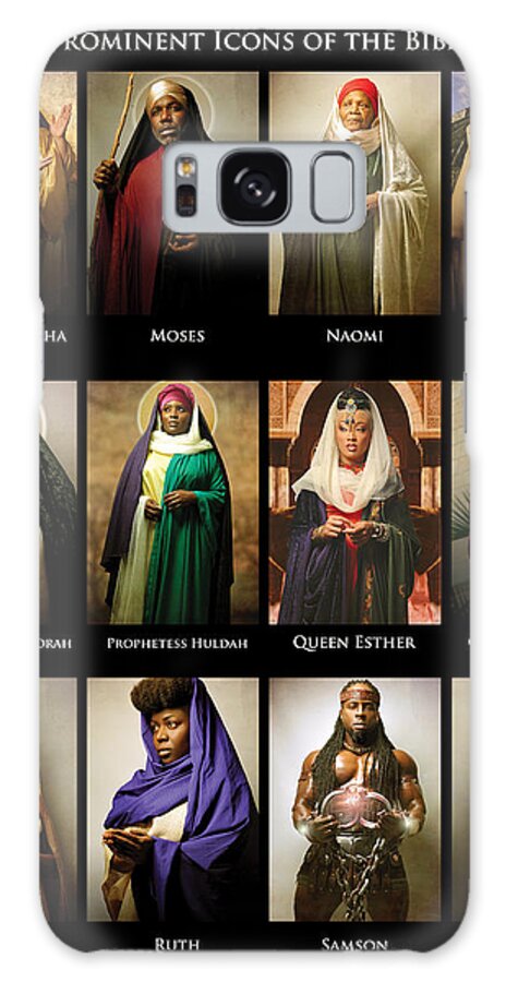 Photography Galaxy Case featuring the photograph Prominent Icons of the Bible I by Icons Of The Bible