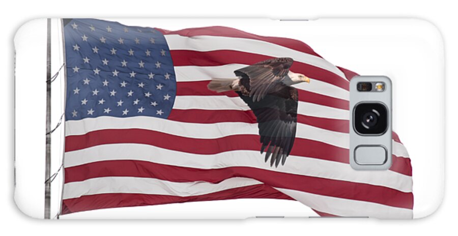 American Bald Eagle Galaxy Case featuring the photograph Proud To Be An American by Thomas Young