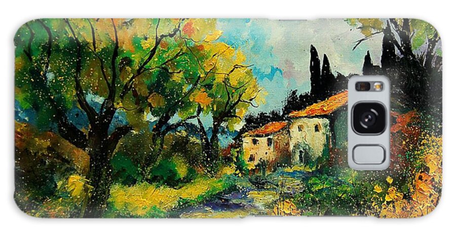 Landscape Galaxy Case featuring the painting Provence 670110 by Pol Ledent