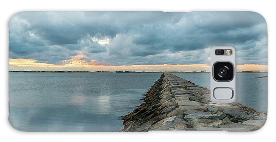 Breakwater Galaxy Case featuring the photograph Provincetown Breakwater #3 by Michael James
