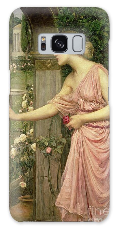 John William Waterhouse Galaxy Case featuring the painting Psyche entering Cupid's Garden by John William Waterhouse