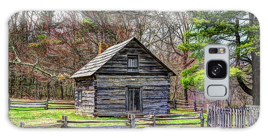 Puckett's Cabin Galaxy Case featuring the photograph Puckett's Cabin by Dale R Carlson