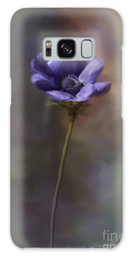 Purple Galaxy Case featuring the photograph Purple Flower by Kathy Russell