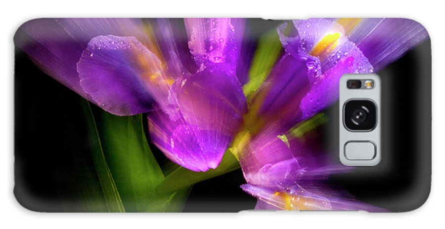 Iris Galaxy Case featuring the photograph Purple Iris by Frederic A Reinecke