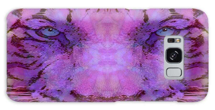 Art Galaxy Case featuring the photograph Purple Tiger by Barbara Tristan