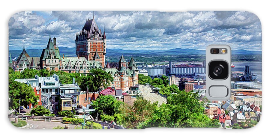 Quebec City Galaxy Case featuring the photograph Quebec City Overlook by David Thompsen