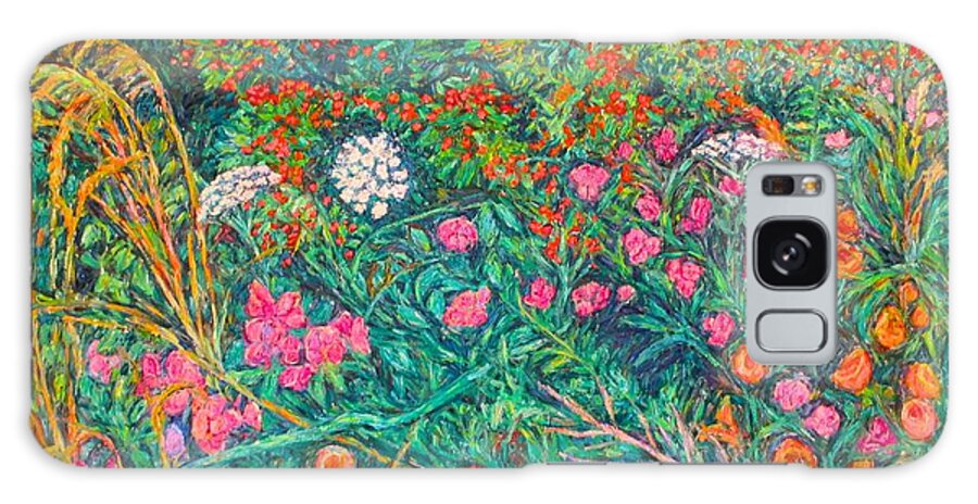 Wildflowers Galaxy Case featuring the painting Queen Annes Lace by Kendall Kessler