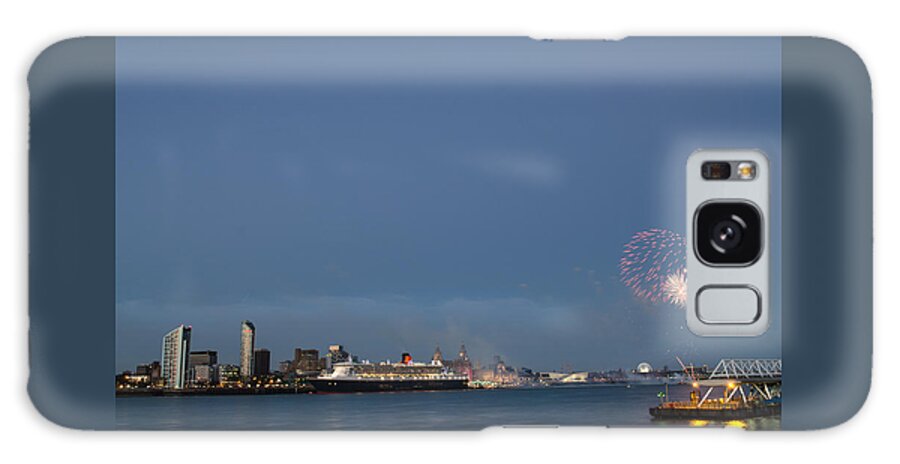  Cunard Galaxy Case featuring the photograph Queen Mary 2 celebrates #175 by Spikey Mouse Photography