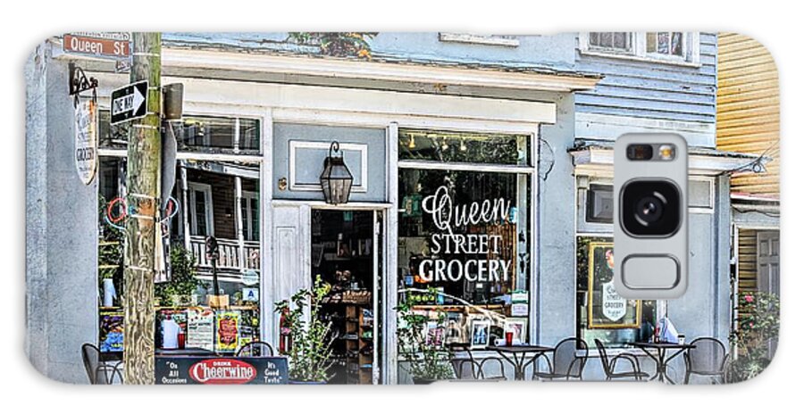 Queen Street Grocery Galaxy Case featuring the photograph Queen Street Grocery Charleston South Carolina by Melissa Bittinger