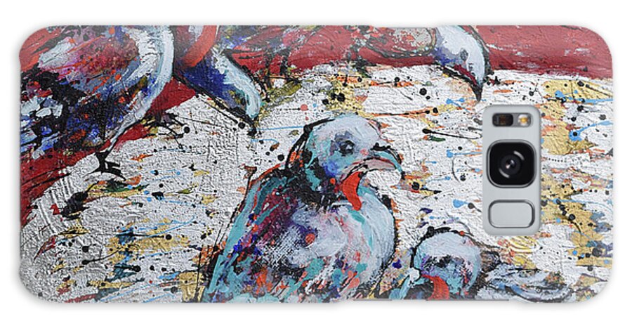 Bathe Galaxy Case featuring the painting Quenching Thirst by Jyotika Shroff