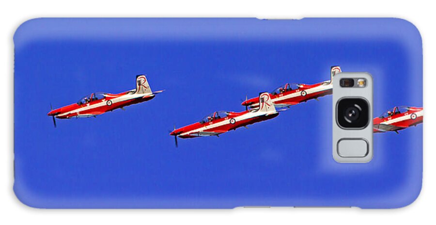 Royal Australian Air Force (raaf) Galaxy Case featuring the photograph RAAF Roullettes Fly Close by Miroslava Jurcik