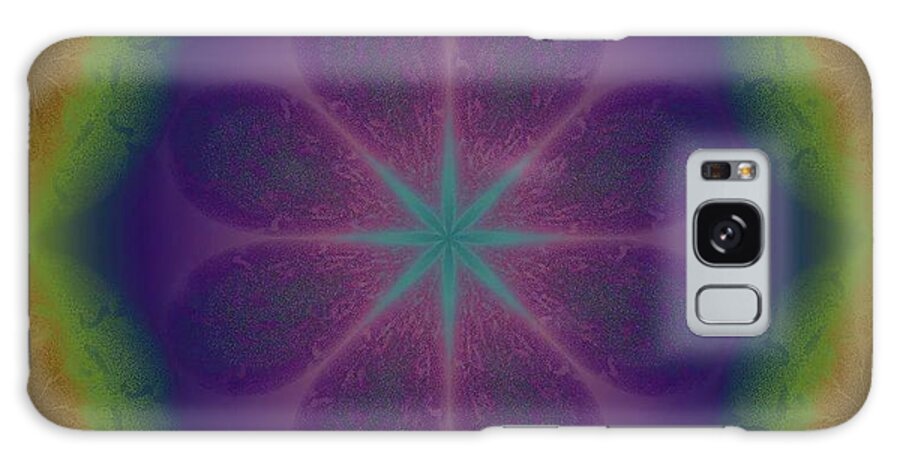 Art Galaxy Case featuring the digital art Radiation Wholeness by Ee Photography