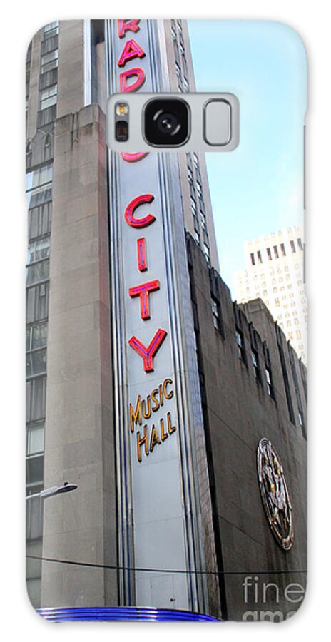 Radio City Galaxy Case featuring the photograph Radio City 2 by Randall Weidner