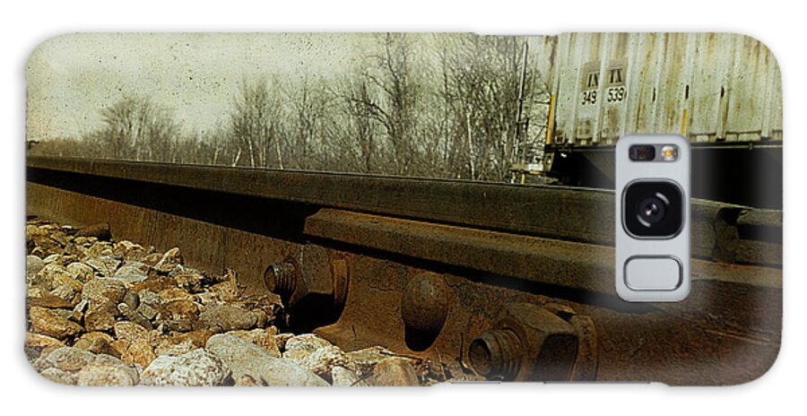 Railroad Galaxy Case featuring the photograph Railroad Bolts by Cindi Ressler
