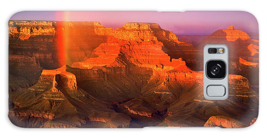 Rainbow Galaxy Case featuring the photograph Rainbow at the Grand Canyon by Mark Miller